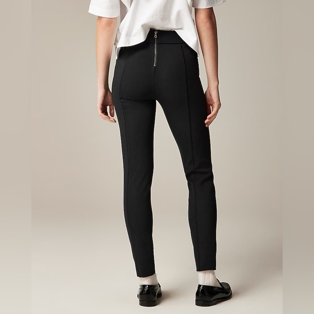 J. Crew | Black Pixie Leggings in Stretch Ponte | Sz M